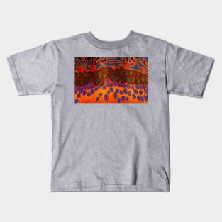 Brook Trout Camo Texture Kids T-Shirt